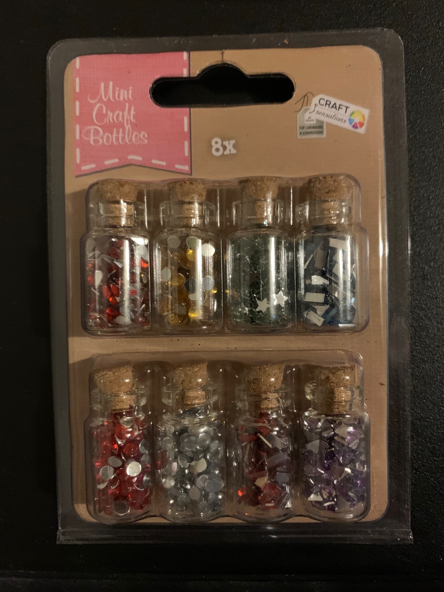 8 mini bottles of craft - Gems