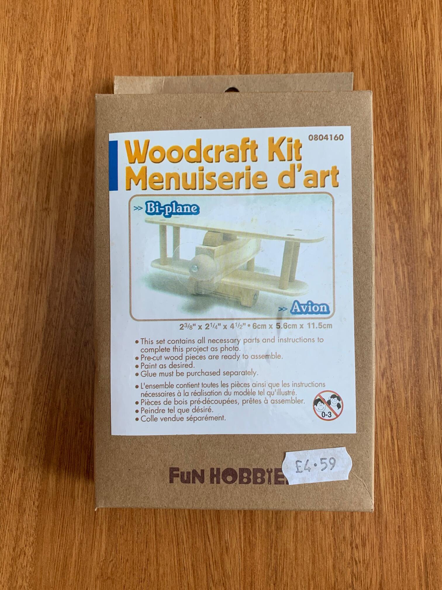 Woodcraft Kit - Bi-plane