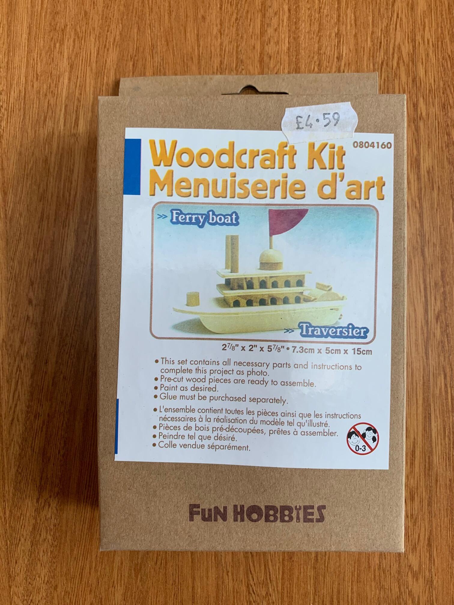 Woodcraft Kit - Ferry Boat