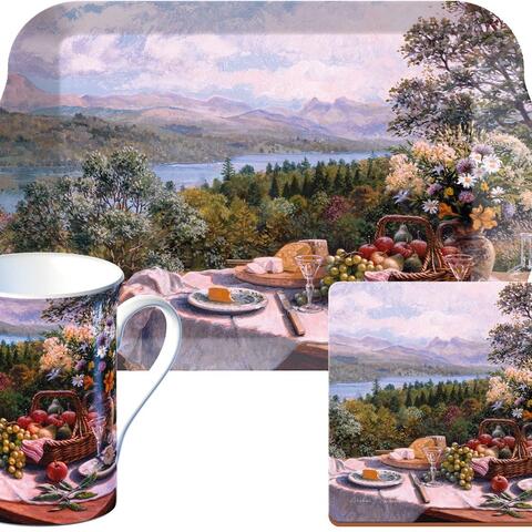 Creative Tops Alfresco ''time for Tea'' Gift Set Mug, Coaster & Tray