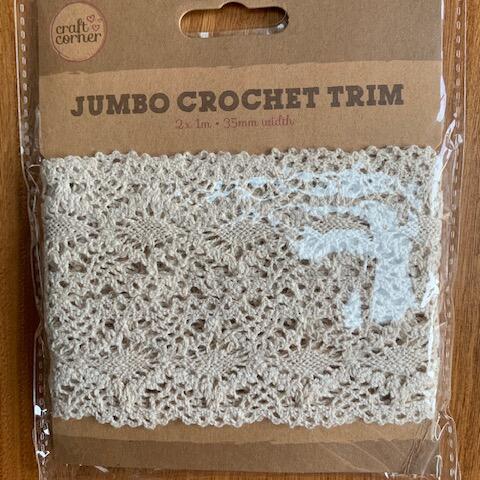 Jumbo Crochet Trim
