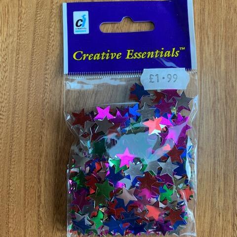 Colourful Star Sequins