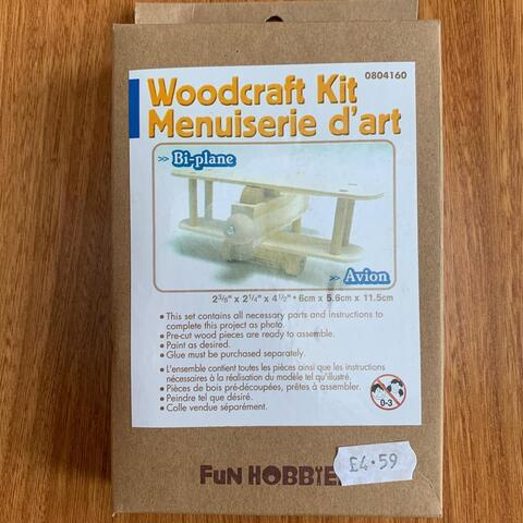 Woodcraft Kit - Bi-plane