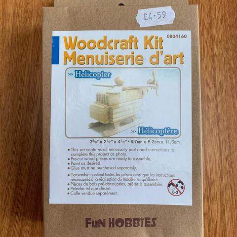 Woodcraft Kit - Helicopter